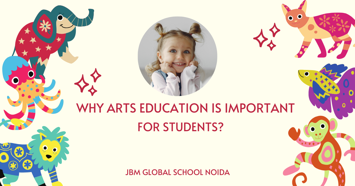 Young child smiling - Importance of arts education for students