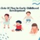 Children engaging in various play activities illustrating the role of play in early childhood development