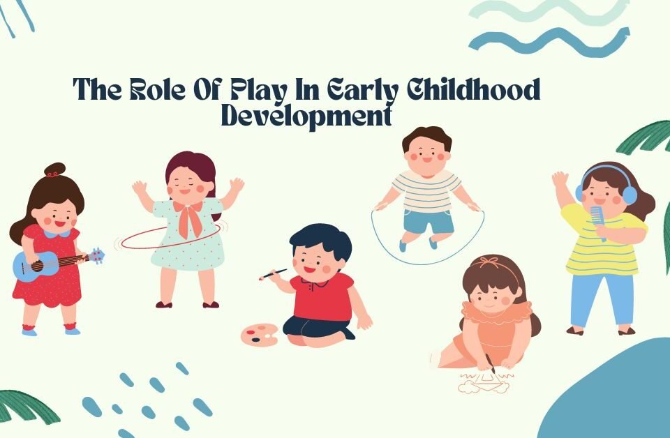 Children engaging in various play activities illustrating the role of play in early childhood development