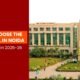 Front view of JBM Global School, Noida with blog title overlay: How to Choose the Best School in Noida for 2025–26